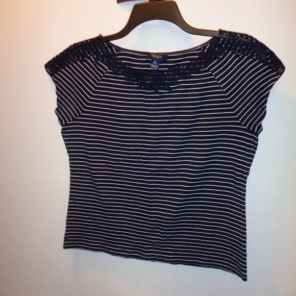 Chaps Tops - CHAPS Top SIze XL Striped